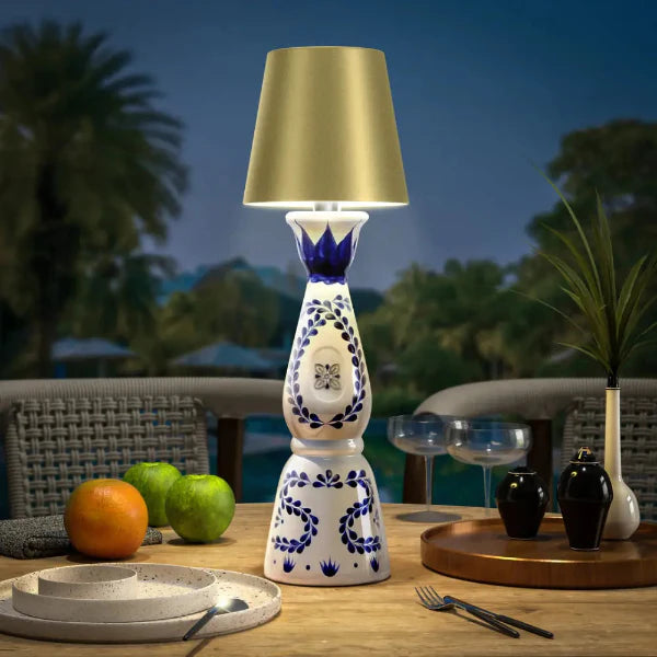 EcoGlow bottle light - Oplaadbare fles ledlamp - Design & Dine