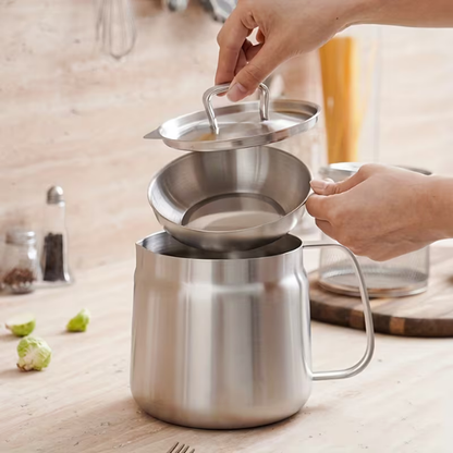 SteelFry frituregryde med indbygget oliefilter