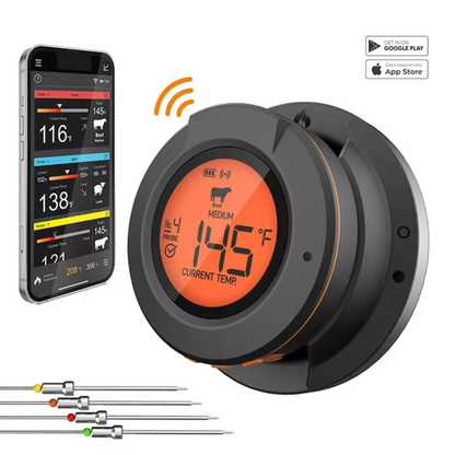 Ai BBQ temperatuurmeter + Gratis mobile app - Design & Dine