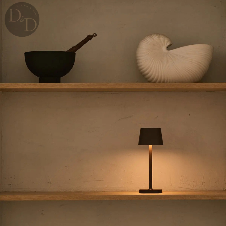 LampraSplash- draadloos, oplaadbaar, waterdicht, dimbaar en 3 kleurstanden - Design & Dine
