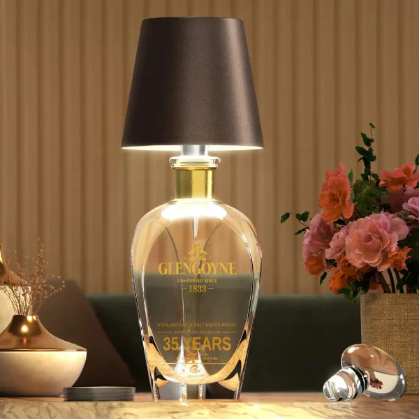 EcoGlow bottle light - Oplaadbare fles ledlamp - Design & Dine