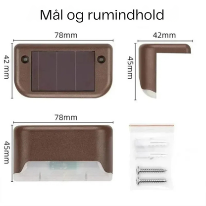 LumiStep - Trådløse solcelledrevne LED-lamper