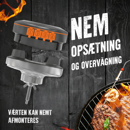 Ai BBQ temperaturmåler + Gratis mobilapp
