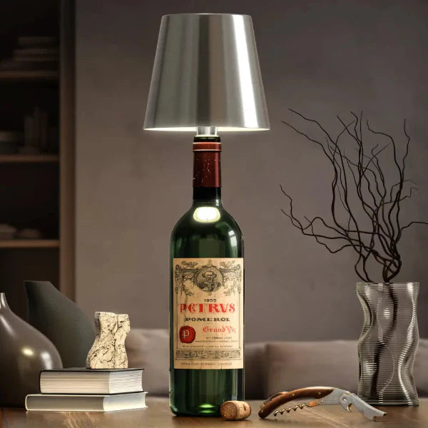 EcoGlow bottle light - Oplaadbare fles ledlamp - Design & Dine