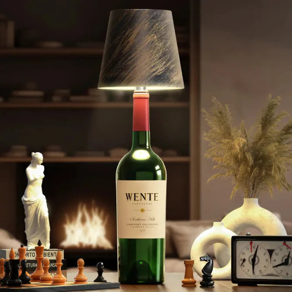 EcoGlow bottle light - Oplaadbare fles ledlamp - Design & Dine