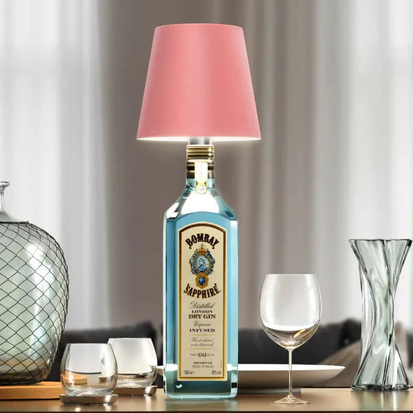 EcoGlow bottle light - Oplaadbare fles ledlamp - Design & Dine