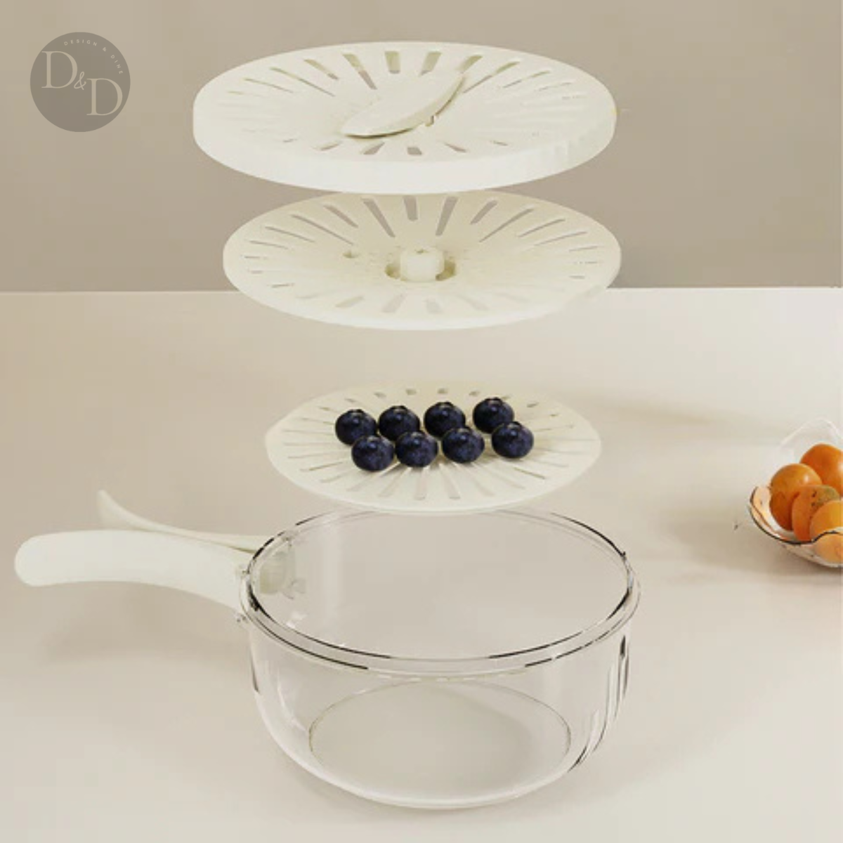 Fruitainer - Afspoelen, meenemen en opbergen - Design & Dine