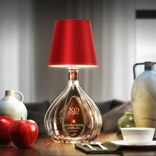 EcoGlow bottle light - Oplaadbare fles ledlamp - Design & Dine