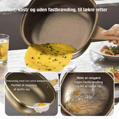 Culinara Titanium  nonstick-pande med dampfunktion