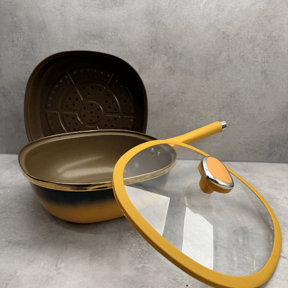 Culinara Titanium  nonstick-pande med dampfunktion