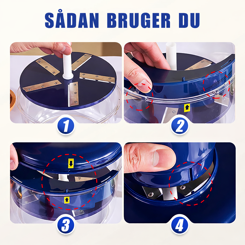 QuickPeel Bærbar Automatisk Skræller