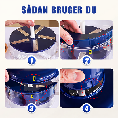 QuickPeel Bærbar Automatisk Skræller