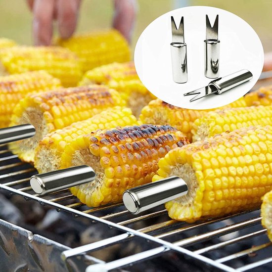 18-delige set - Roestvrijstaal BBQ gereedschap - Design & Dine