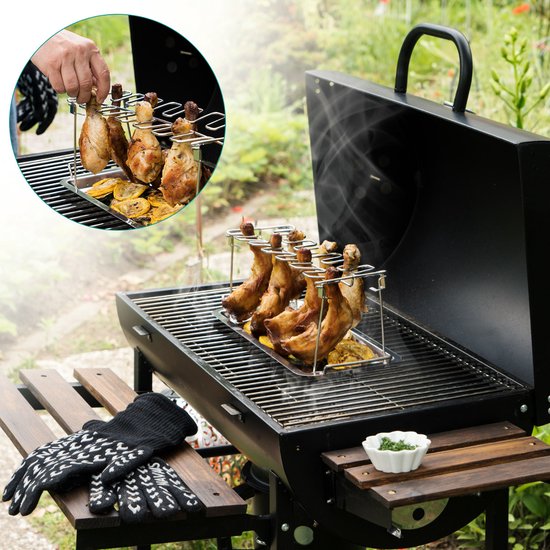 DrumRack – Perfecte drumsticks van de BBQ - Design & Dine