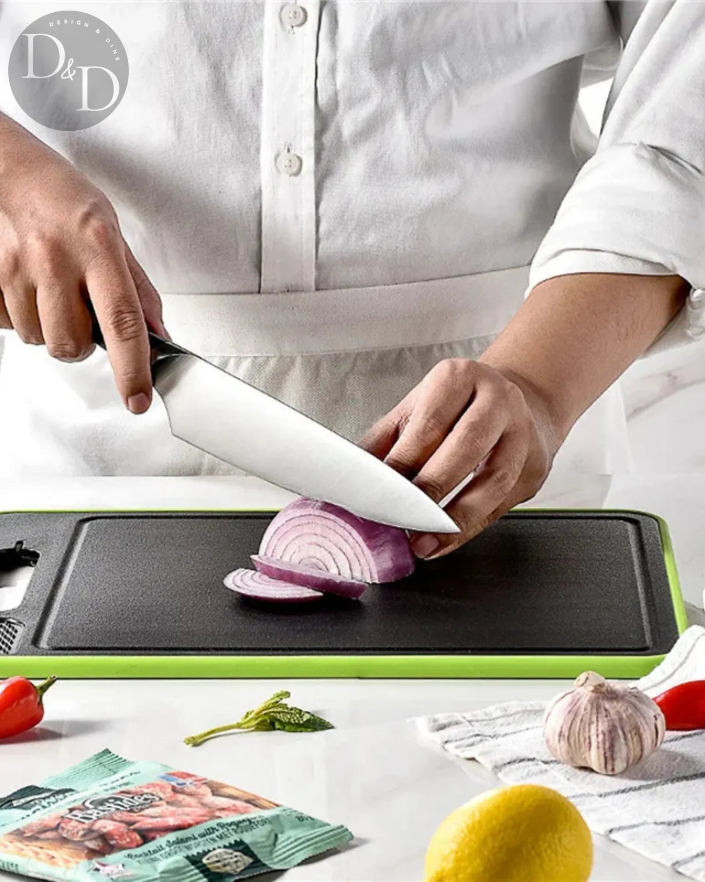 MultiPrep - de 4 in 1 defrost snijplank - Design & Dine