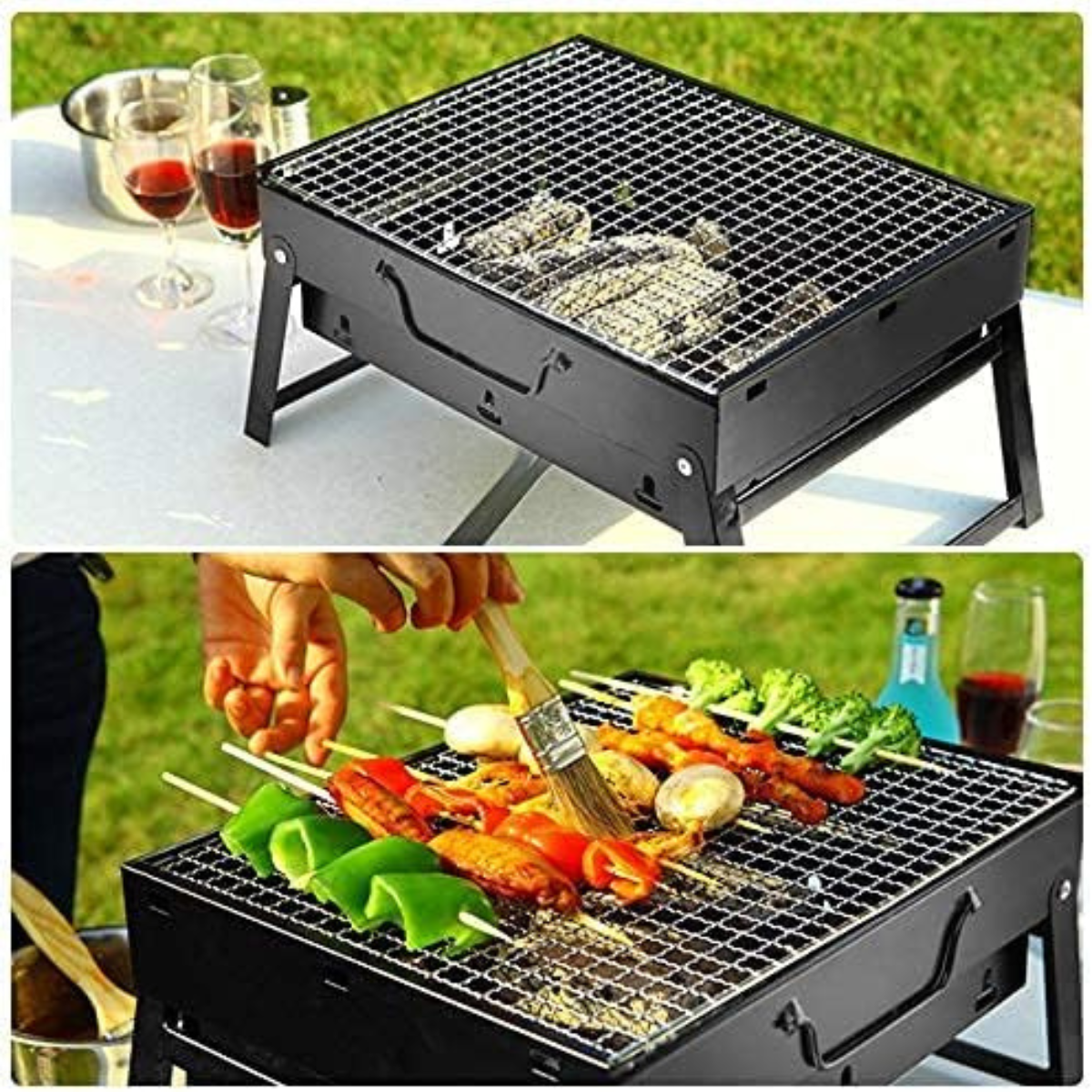 GrillMate - Opvouwbare reis BBQ - Design & Dine