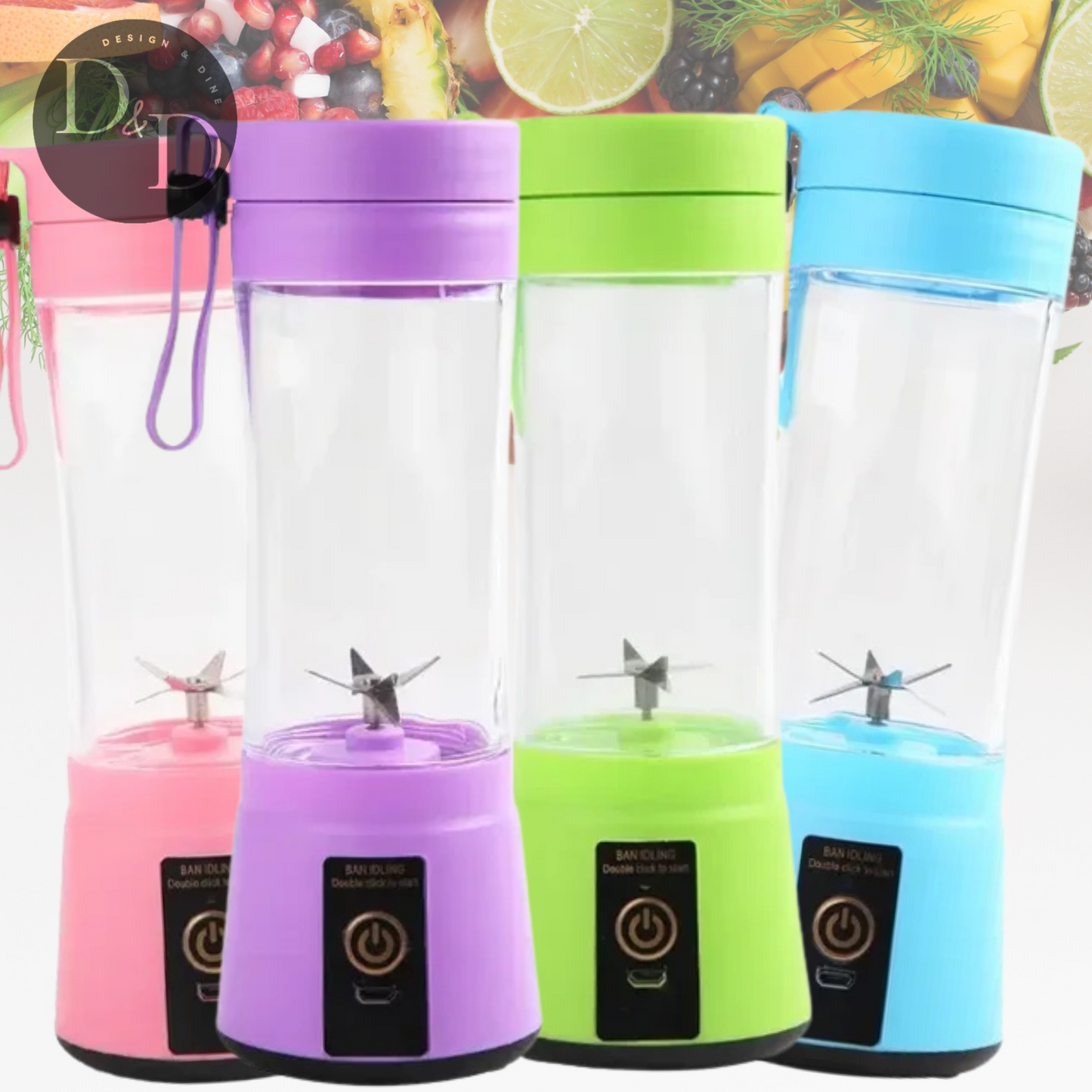MixCup Pro - Draagbare USB-oplaadbare Blenderbeker - Design & Dine
