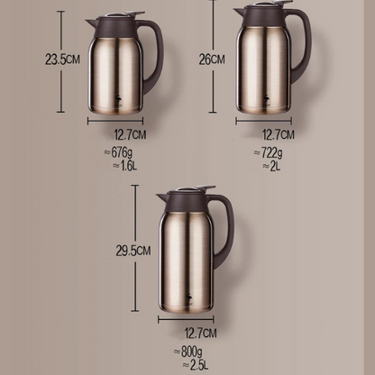 COPPER'on Hotpot - 48u+ isolatie - Incl. geïntegreerd theezeef - Design & Dine