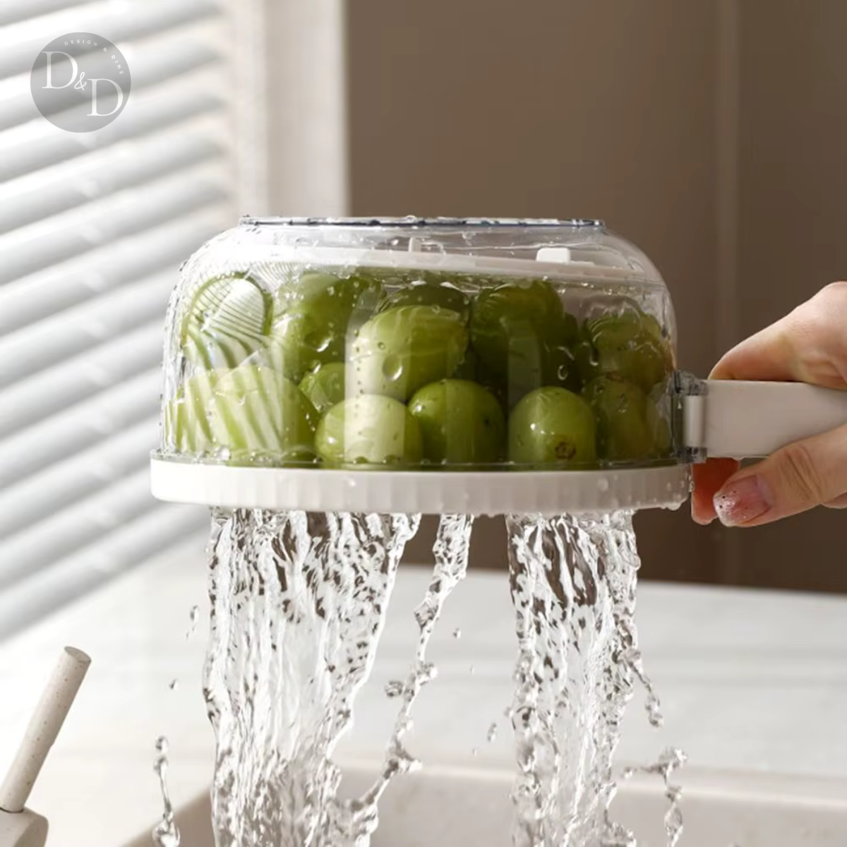 Fruitainer - Afspoelen, meenemen en opbergen - Design & Dine