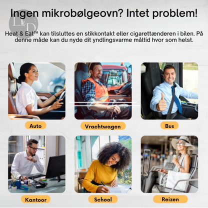Heat & Eat – Elektrisk opvarmet madkasse