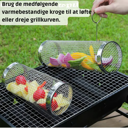 BBQ-kurv – Nu falder intet længere igennem risten 1 + 1 gratis