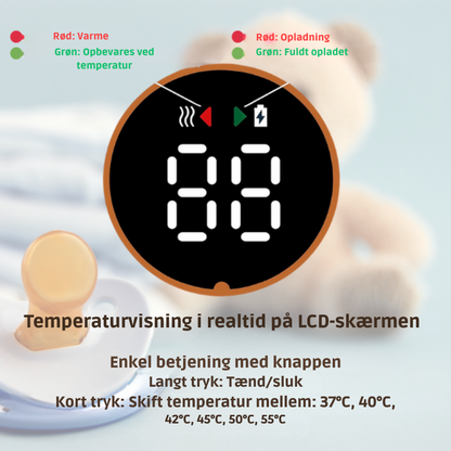 Kleverkiddie QuickSip – varm mælk, glad baby