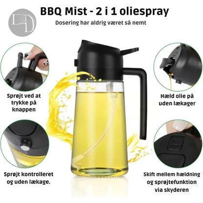 BBQ-tåge – 2-i-1-oliespray