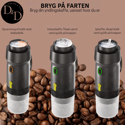 Kaffe på farten – trådløs kaffemaskine