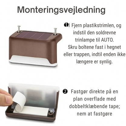 LumiStep - Trådløse solcelledrevne LED-lamper
