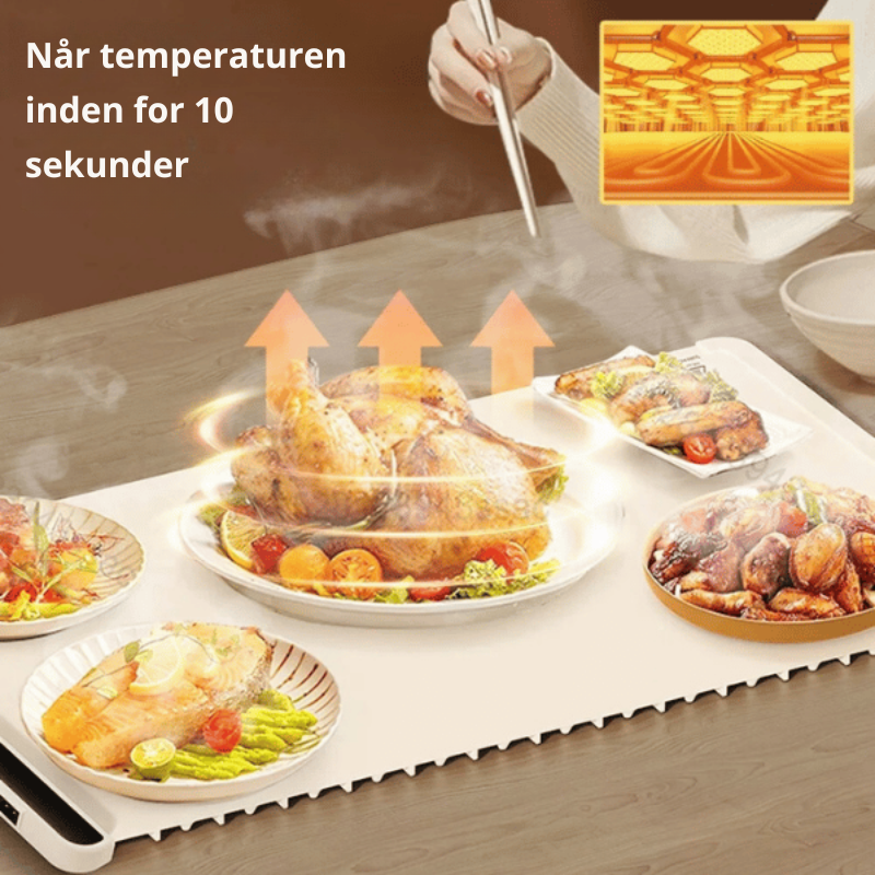 Stayhot – elektrisk opvarmet dækkeserviet