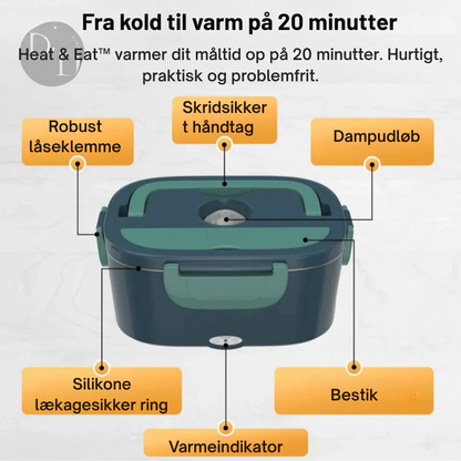 Heat & Eat – Elektrisk opvarmet madkasse