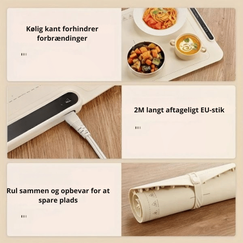 Stayhot – elektrisk opvarmet dækkeserviet
