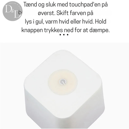 LampraSplash – trådløs, genopladelig, vandtæt, dæmpbar og med 3 lysindstillinger