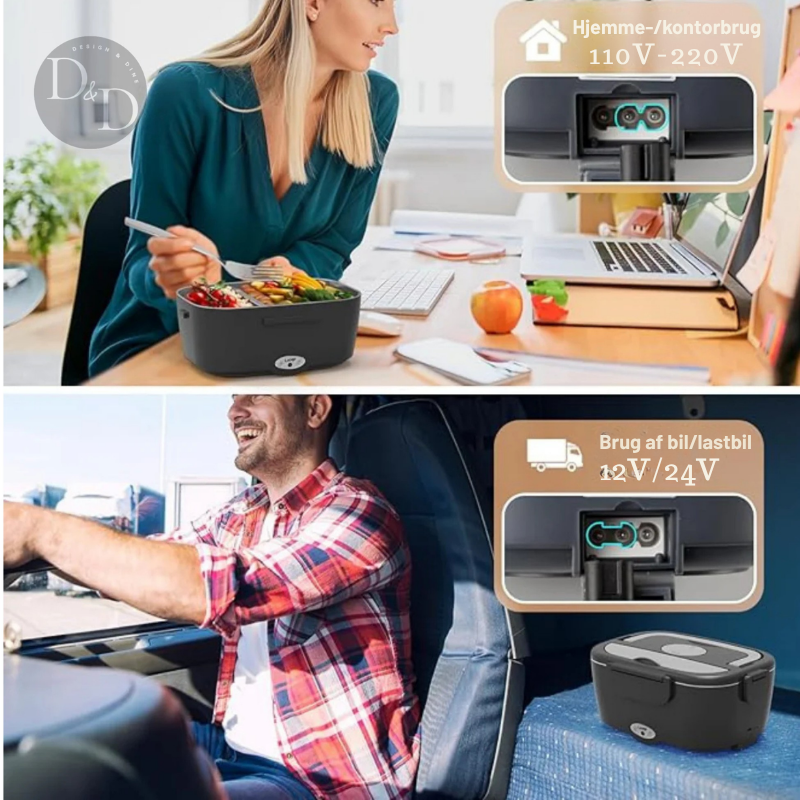 Heat & Eat – Elektrisk opvarmet madkasse
