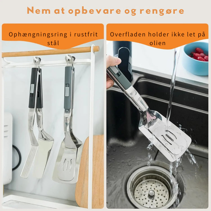 Grip og flip 2-i-1 grilltang