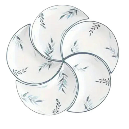 Lunar Luxe : 5-delige keramische maanschotel set - Design & Dine