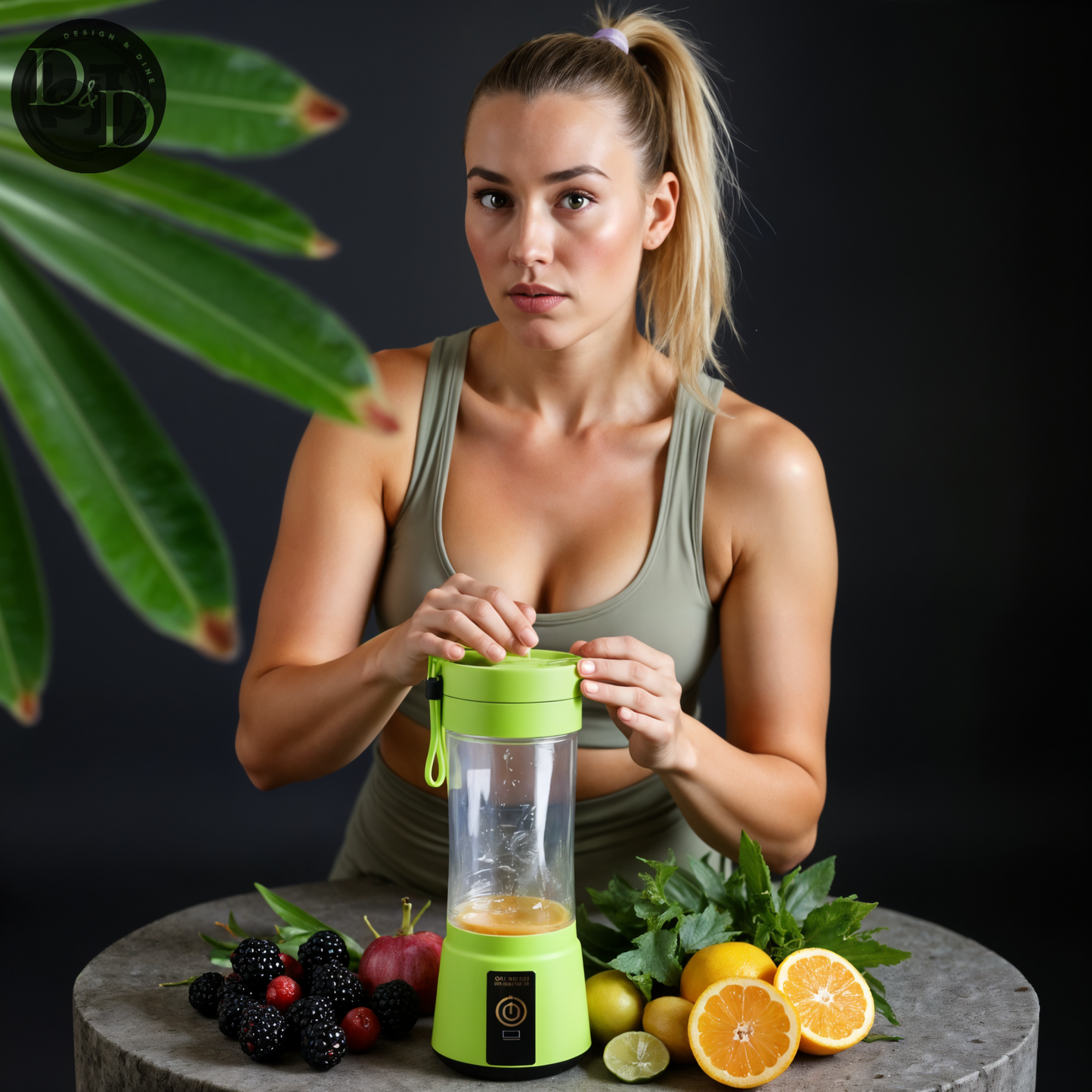 MixCup Pro - Draagbare USB-oplaadbare Blenderbeker - Design & Dine