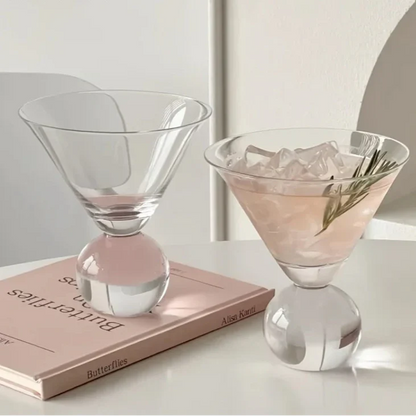 Kristallkugle martini glas