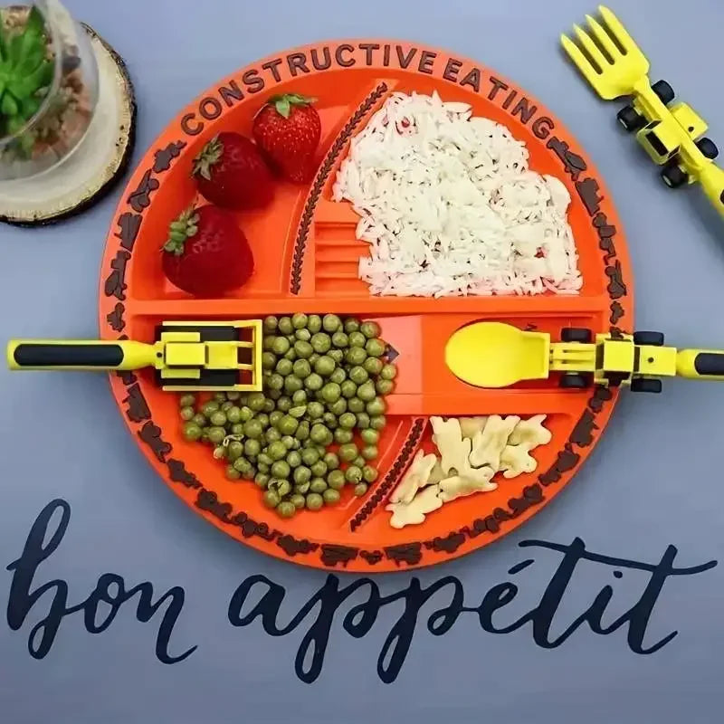 Digger™ Speels kinderbestek - 3 varianten - Design & Dine