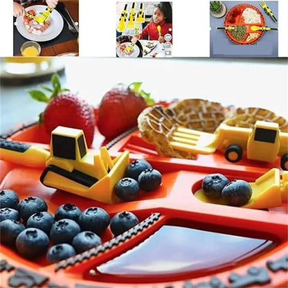 Digger™ Speels kinderbestek - 3 varianten - Design & Dine