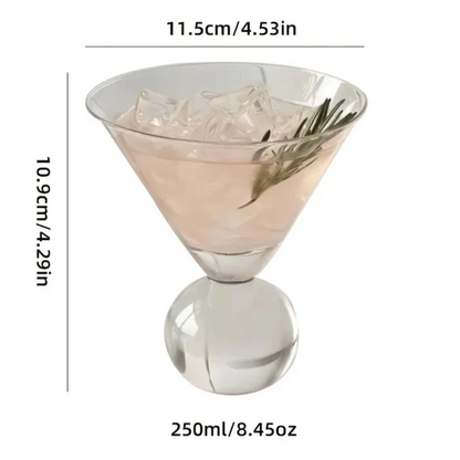 Kristallkugle martini glas