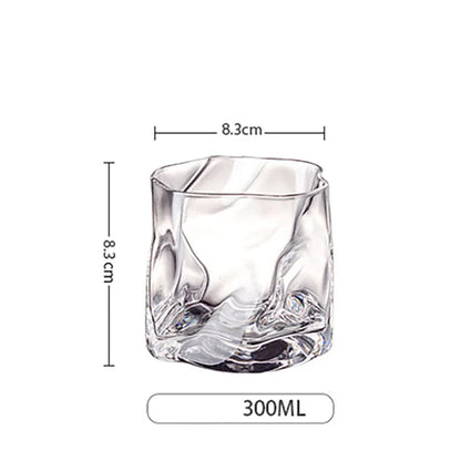 Whiskyglas med struktur