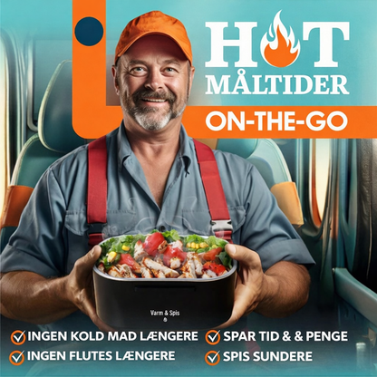 Heat & Eat – Elektrisk opvarmet madkasse
