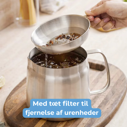 SteelFry frituregryde med indbygget oliefilter