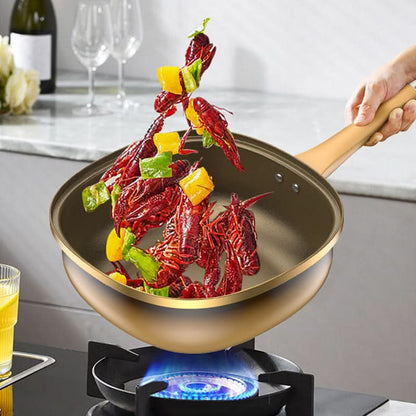 Culinara™ Titanium 12 inch Anti-aanbakpan met deksel - Design & Dine